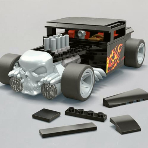 Mega Hot Wheels Juguete De Construcción Collector Bone
