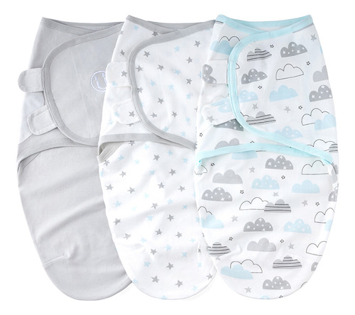 Sacos De Dormir Cloud Infant, 3 Unidades, Con Suave Manta De