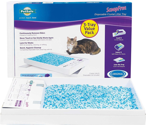 Petsafe Scoopfree - Juego De 3 Bandejas De Arena Para Gatos 