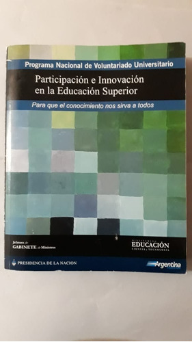 Participacion E Innovacion En La Educacion Superior-(q)