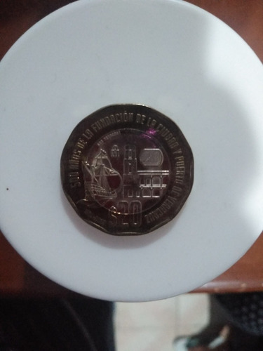 Vendo Moneda De $20 Pesos Conmemorativa De 500años De La Ciu