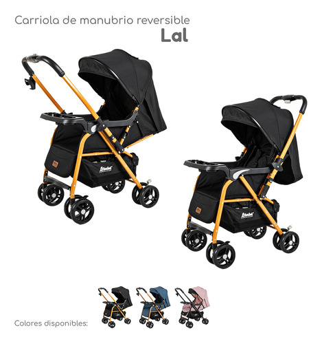 Carriola D'bebé Lal Plegable Reversible Con Portavasos