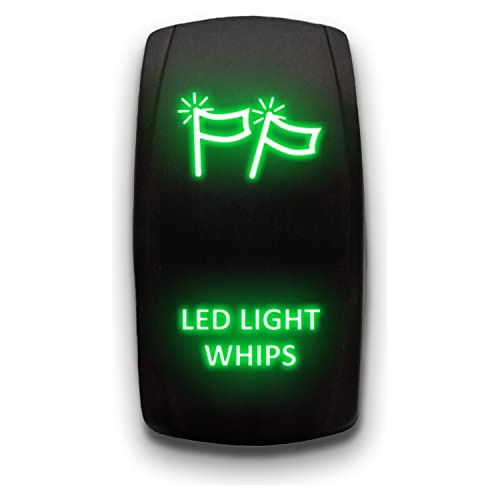 Led Light Whips - Interruptor De Palanca Grabado Con Láser,