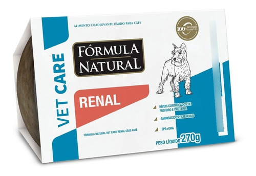 Fórmula Natural Ração Úmida Vet Care Renal Para Cães 270g