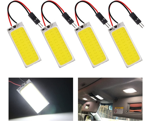 Luz Interior De Techo 36 Led Luz Blanca Tipo Galleta 12v