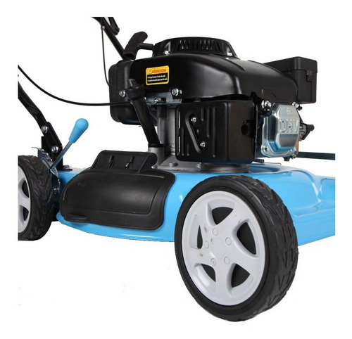Imagen 2 de 3 de Cortadora de pasto a nafta Gamma G4940AR color azul con potencia de 5hp