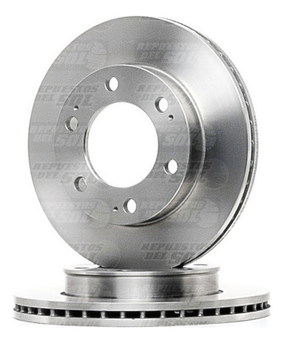 Disco Freno Del Para Mitsubishi L200 Dakar 2.5 1999 2006 Par