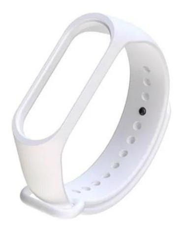 Pulseira Mi Band 4 Miband 3 Branca Silicone P/ Reposição