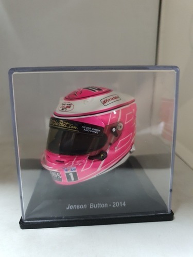 Casco F1 2014 - Jenson Button #10 - Mclaren - Escala 1:5