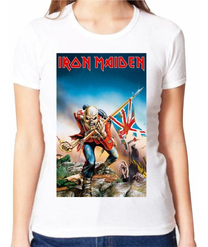 Playera Iron Maiden Rock Retro