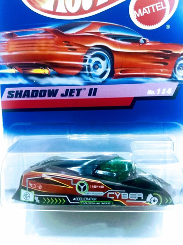 Carrito Hot Wheels Shadow Jet Ii Edición 1997 Escala 1:64