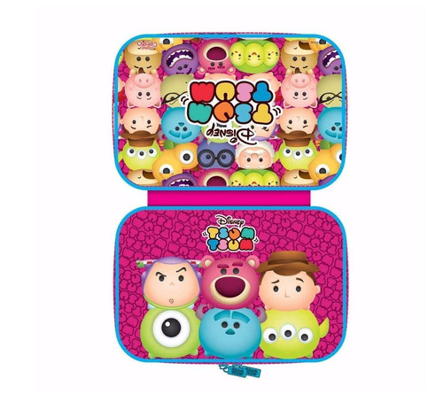 Cartuchera Canopla Eva Relieve Tsum Tsum 1 Piso Mp Adrogue