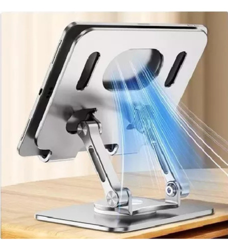 Suporte De Mesa 360° Para Notebook Tablet Dobrável Alumínio