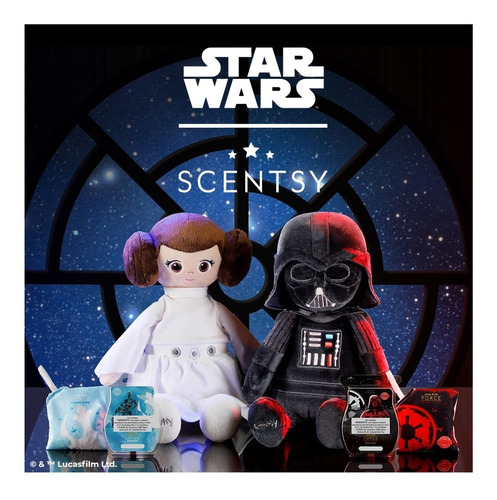 Darth Vader Y Princesa Leia Star Wars Buddy Scentsy