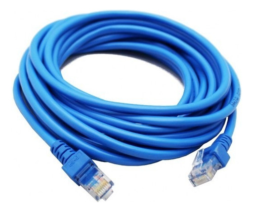 Cable De Red Ghia Cat5e Utp Rj-47 100% Cobre 5mts Color Azul