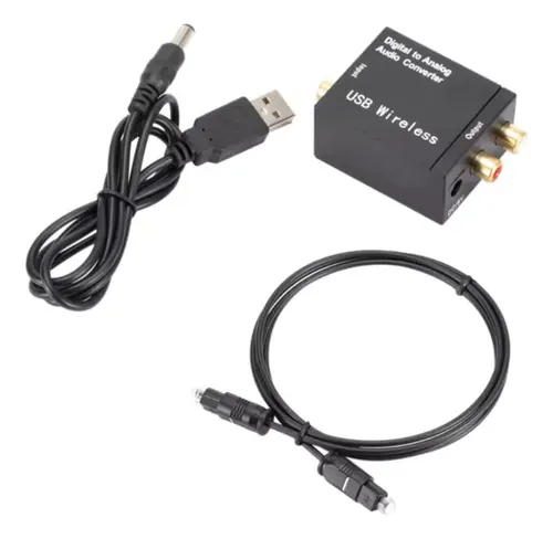 Conversor Audio Digital Optico A Analogico Bluetooth + Rca