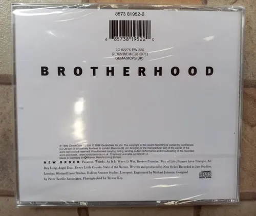 New Order Brotherhood Cd Importado Europeu | Frete grátis