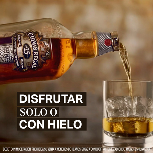 Chivas Regal 25 Años Whisky Escocés 700 Ml + Estuche