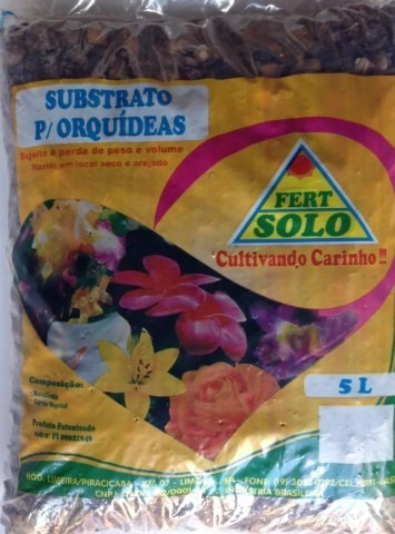 Imagem 2 de 3 de Casca De Macadâmia Com Carvão Orquídeas - Tamanho 5 Litros