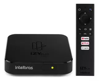 Smart Box Android Tv Izy Play Intelbras Conversor Smart Tv