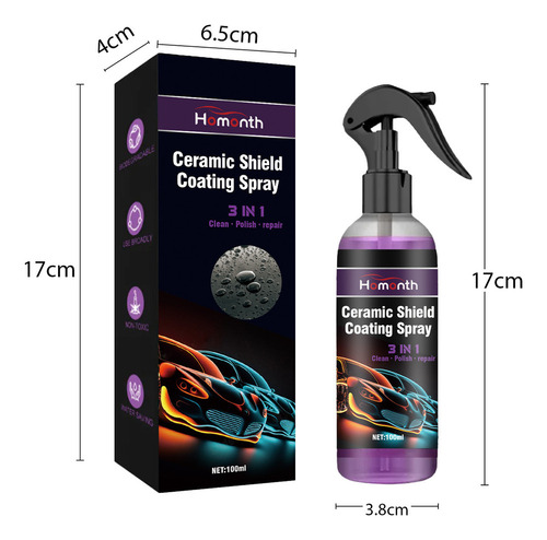 2025 Vidrio Superhidrófobo Coat Ceramic Shield Coating Sp