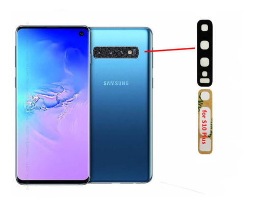 Samsung S10 Plus Lente Cristal Roto Camara Original S10+