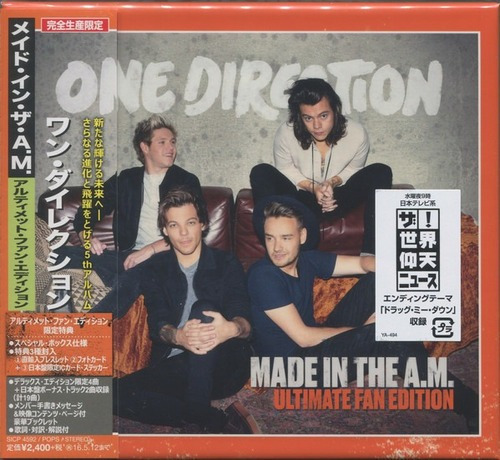 One Direction Made In The A.m. Japanese Dlx Cd + Book Boxed