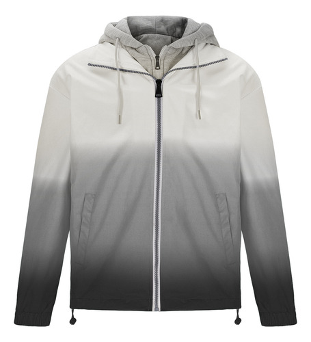 Chaqueta R Para Hombre Con Bolsillo De Doble Cara, Casual, H