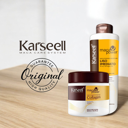 Kit Karseell Collagen Máscara E Progressiva Liso Imediato