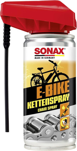 Imagen 1 de 5 de Lubricante Spray Cadena Bicicleta Eléctrica 100ml Sonax