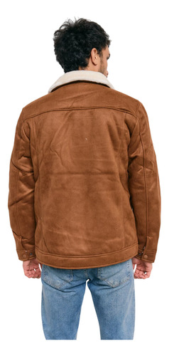 Gamulan Eco Cuero Gamuzado Con Piel Hombre Hr