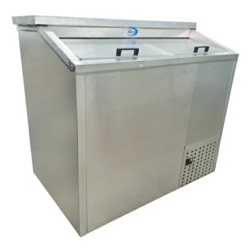 Imagen 1 de 2 de Enfriador / Freezer Dos Tapas Stucco Marca Khaled 355 Litros
