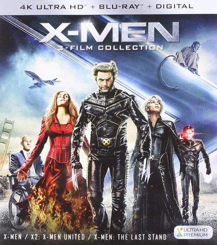 4k Ultra Hd + Blu-ray X Men Trilogy / X-men 1-2-3 / 3 Films