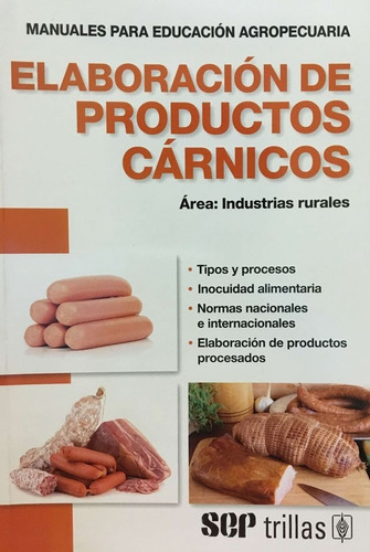 Elaboración De Productos Cárnicos Área Industrias Ru Trillas