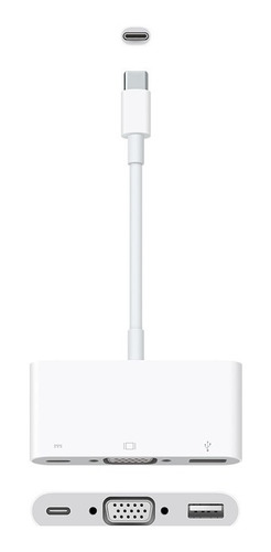 Cable Adaptador De Apple Usb-c A Vga / Usb / Usb-c 3 En 1