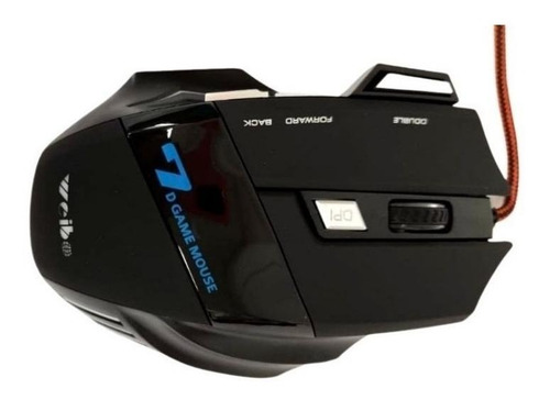 Imagen 2 de 2 de Mouse de juego Weibo X7 3200 dpi negro