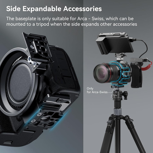 Rotatable Collar Mount Plate For Canon R5 / R5 C / R6 / R6 M