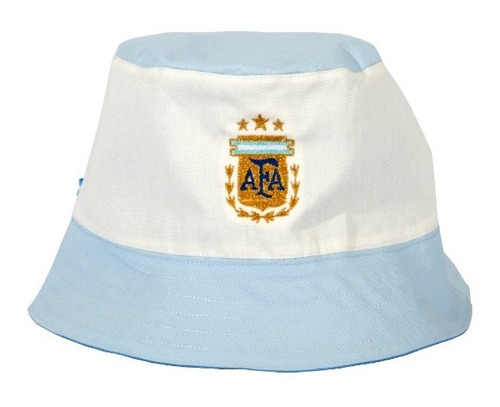 Gorro Piluso Selección Argentina Con 3 Estrellas Bordado 