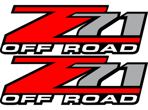 Sticker Calcomania Z71 4x4 Off Road Chevrolet Silverado