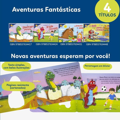 Aventuras Fantásticas II: O Robô constrói um animal de estimação, de The Clever Factory, Inc.. Editorial Todolivro, capa mole em português, 2022