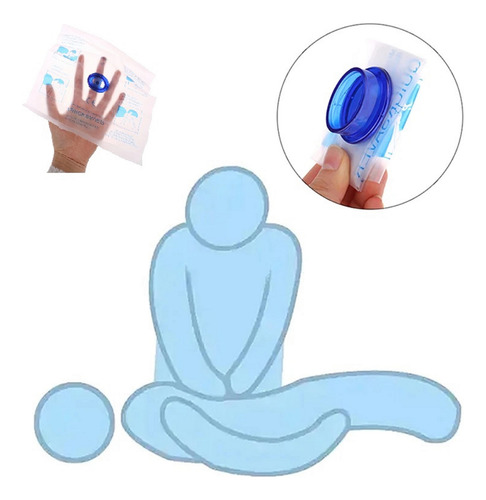 50 Pzas Mascarilla Rcp Desechable Primeros Aux Facturamos!!!