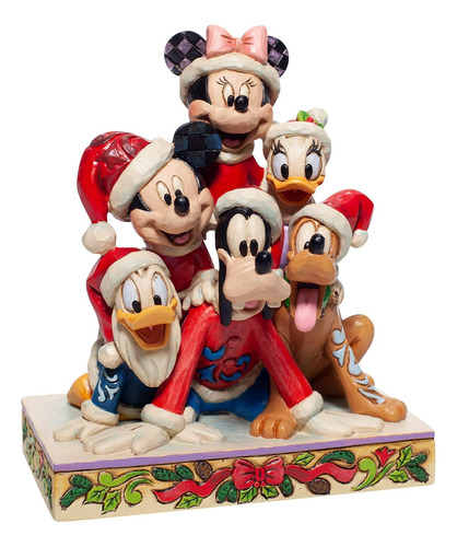 Disney Traditions, Figura De Minnie, Mickey, Pluto,