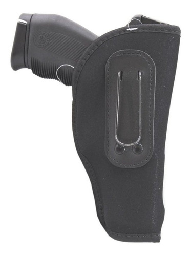 Coldre Destro Em Neoprene Para Pistola Taurus .380 E .40