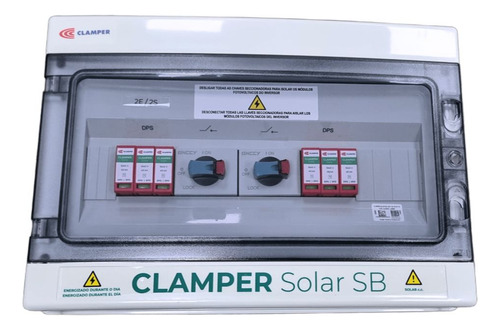 String Box Solar 2e/2s 1040v 32a - 2 Chaves - Clamper