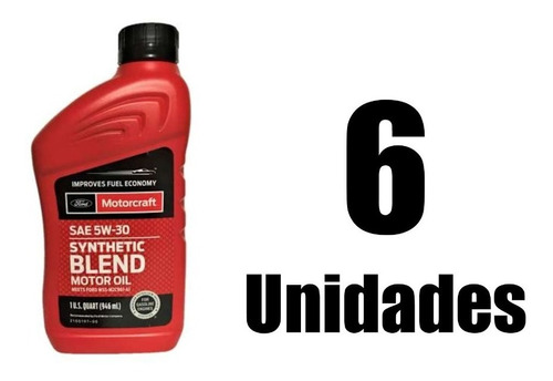 Aceite Genuino Ford Motorcraft® Sae 5w30 (6 Unidades)