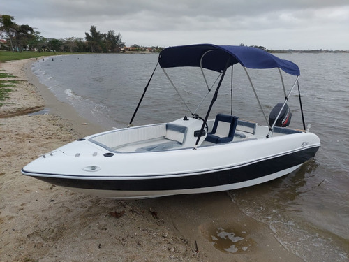 Lancha 16 Pés Rs 160 Com Motor Mercury 50 Hp 2t Elo 0km