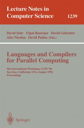 Libro Languages And Compilers For Parallel Computing : 9t...