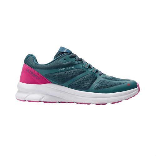 Zapatillas Montagne Ultra Fly color petróleo/fucsia - adulto 40 AR