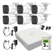 Comprar Epcom Kit Cámaras De Seguridad Video Vigilancia Metálicas Con Micrófono Integrado Modelo B8-MIC-PLUS6-SC+3T 2mp Con Disco Duro 3TB \u002F Cctv Cámaras Bala Con Audio Por Coaxitron Turbohd 1080p Lite