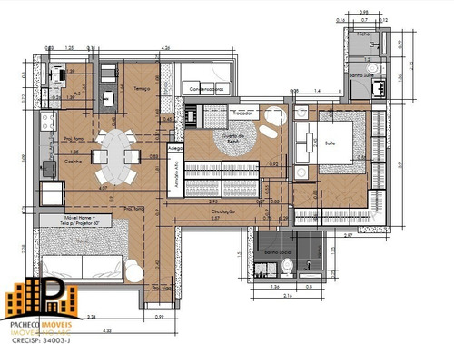 Imagem 16 de 30 de Magnífico Apartamento Planejado À Venda 74m2, 02 Dormitórios, Suíte, 01 Vaga Coberta - Centro De São Bernardo Do Campo - Ap03426 - 69803677